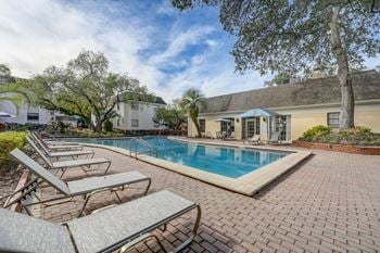 Pool with lounge chairs